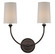 Sylvan Two Light Wall Sconce in Dark Bronze (60|2242-DB)