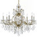 Maria Theresa Nine Light Chandelier in Gold (60|4408-GD-CL-SAQ)
