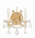 Maria Theresa Two Light Wall Sconce in Gold (60|4472-GD-CL-I)