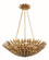 Broche Six Light Chandelier in Antique Gold (60|517-GA)