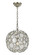 Palla One Light Mini Chandelier in Antique Silver (60|527-SA)