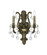 Dawson Two Light Wall Sconce in Antique Brass (60|5563-AB-CL-SAQ)