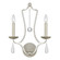 Manning Two Light Wall Sconce in Silver Leaf (60|5972-SL)