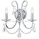 Othello Two Light Wall Sconce in Polished Chrome (60|6822-CH-CL-S)