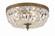 Waltham Three Light Flush Mount in Olde Brass (60|712-OB-CL-SAQ)