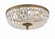 Waltham Three Light Flush Mount in Olde Brass (60|716-OB-CL-SAQ)