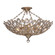 Sterling Three Light Semi Flush Mount in Distressed Twilight (60|7584-DT_CEILING)