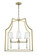 Baxter Four Light Chandelier in Aged Brass (60|8864-AG)