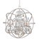 Solaris Four Light Mini Chandelier in Olde Silver (60|9025-OS-GS-MWP)