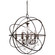 Solaris Six Light Chandelier in English Bronze (60|9219-EB-CL-SAQ)