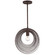 Doral One Light Pendant in Forged Bronze (60|DOR-B7701-FB)