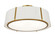 Fulton Six Light Semi Flush Mount in Antique Gold (60|FUL-907-GA_CEILING)