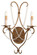 Crystal Lights Collection Two Light Wall Sconce in Rhine Gold (142|5880)