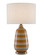 August One Light Table Lamp in Orange/Oyster White (142|6000-0677)