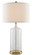 Hazel One Light Table Lamp in Clear Seeded Glass/Brass (142|6510)