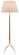 Circus One Light Floor Lamp in Natural/Brushed Brass (142|8000-0087)