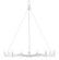 Serpentina Collection Nine Light Chandelier in Gesso White (142|9000-0730)