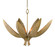 Bird of Paradise Six Light Chandelier in Antique Brass (142|9000-0766)