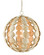 Tartufo Four Light Chandelier in Natural/Coco Cream (142|9000-0806)