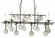Sethos Eight Light Chandelier in Old Iron (142|9124)