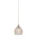 Kersey One Light Mini Pendant in Satin Nickel (45|10341/1)