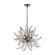 Naples Eight Light Chandelier in Dark Graphite (45|16364/8)