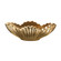 Poppy Centerpiece Bowl in Gold Leaf (45|166-015)