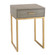 Shagreen Accent Table in Gray (45|180-010)