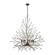 Crislett Nine Light Chandelier in Sunglow Bronze (45|18244/9)