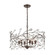 Crislett Six Light Chandelier in Sunglow Bronze (45|18259/6)