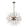 Crislett Six Light Chandelier in Sunglow Bronze (45|18287/6)