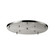 Pendant Options Five Light Pan in Satin Nickel (45|5R-SN)