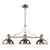 Chadwick Three Light Linear Chandelier in Polished Nickel (45|66115-3)