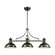 Chadwick Three Light Linear Chandelier in Black Nickel (45|66605-3)