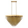 Bloomfield LED Chandelier in Antique Brush Gold (40|37096-014)
