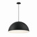 Laverton One Light Pendant in Black/White (40|37218-010)