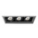 TE SERIES MULT,26W,TRM,3LT,30K,PT/BLK in Platinum (40|TE133LED-30-2-0N)