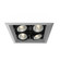 PAR20MULTI-GEN MULT,PAR20,TRM,4LT,SQ,PT/BLK in Platinum (40|TE164B-0N)