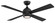 Kwad 52 52'' Ceiling Fan in Black (26|FP7652BL)