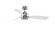 SculptAire 52'' Ceiling Fan in Chrome (26|FP8511CH)