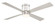 Kwartet 52''Ceiling Fan in Brushed Nickel (26|FPS8553BN) Kwartet 52''Ceiling Fan in Brushed Nickel (26|FPS8553BN)