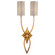 Allegretto Two Light Wall Sconce in Gold (48|418850ST)