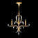 Beveled Arcs Four Light Chandelier in Gold Leaf (48|701540-SF3)