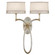 Allegretto Two Light Wall Sconce in Silver (48|784750ST)