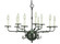 Jamestown Nine Light Chandelier in Antique Brass (8|2379 AB)