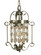 Naomi One Light Mini Chandelier in Mahogany Bronze (8|2921 MB)