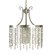Penelope One Light Chandelier in Brushed Nickel (8|2954 BN)