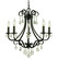 Liebestraum Five Light Chandelier in Mahogany Bronze (8|2995 MB)