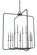 Boulevard 12 Light Chandelier in Polished Nickel with Matte Black Accents (8|4912 PN/MBLACK)
