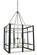 Metro Artisan Nine Light Foyer Chandelier in Satin Pewter/Matte Black (8|5349 SP/MBLACK)